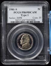 1981-S Jefferson Nickel PCGS Proof 69 Cameo