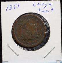 1851 Large Cent Nice