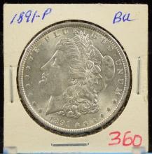 1891 Morgan Dollar BU
