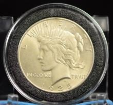 1935 Peace Dollar GEM BU