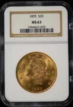 1895-S $20 Gold Liberty NGC MS-63