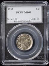 1937 Buffalo Nickel PCGS MS-66