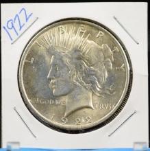 1922 Peace Dollar BU