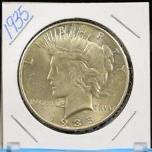 1935 Peace Dollar BU