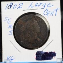 1802 Large Cent Stems VG