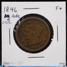 1846 Large Cent Med Date