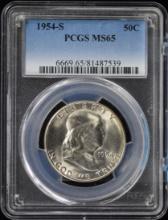 1954-S Franklin Half Dollar PCGS MS-65