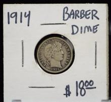 1914 Barber Dime