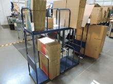 Steel 2-Level Carton Stand / New in Box / 51" X 18" X 58 / ULINE H-1188