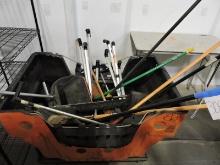 Giant Lot of Cleaning Tools - see photo (cart not included)
