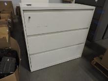 3-Drawer Lateral File / 42" Wide X 18" Deep X 41" Tall / with Key