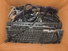 Lot of 4 Keyboards and Cords