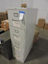 4-Drawer Steel Filing Cabinet / 52" Tall
