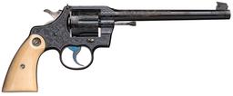 Factory Engraved Colt Officer's Model Double Action Revolver