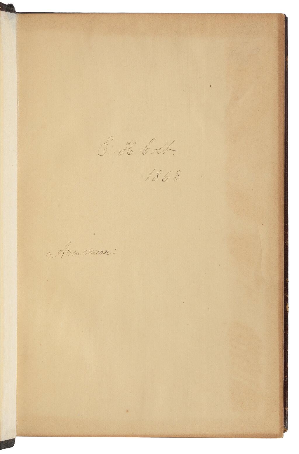 Elizabeth Colt Signed The Great Rebellion from the Colt Library