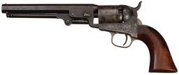 Gustave Young Factory Engraved Colt Model 1849 Pocket Revolver