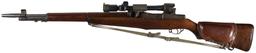 U.S. Springfield M1D Garand Sniper Rifle with M84 Scope and Box