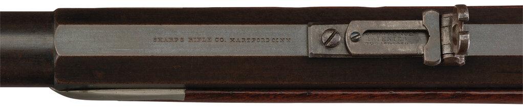 A.J. Plate & Co. San Francisco Shipped Sharps 1874 Rifle
