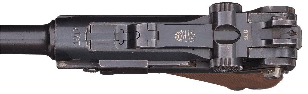 World War I DWM Model 1914 Navy Luger Pistol Dated 1917
