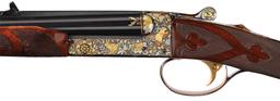 Capece Engraved C.S.M.C. Model 21 Double Rifle in .22 LR