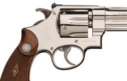 Police Nickel Smith & Wesson .357 Registered Magnum Revolver