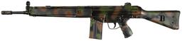 Pre-Ban Heckler & Koch HK91 Rifle in NATO Woodland Camouflage