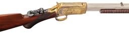 Exhibition Winchester Deluxe Model 1890 Slide Action Rifle
