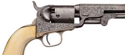 Factory Engraved Colt Model 1849 Pocket Percussion Revolver