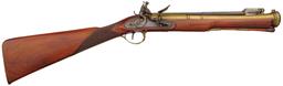 Barber & Boaler Brass Barrel Flintlock Blunderbuss with Bayonet