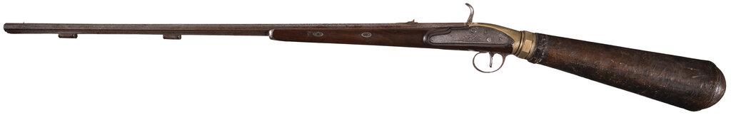 Engraved Stock Reservoir Air Gun by Edward Bate of London