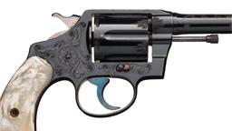Engraved Colt Police Positive Special Double Action Revolver