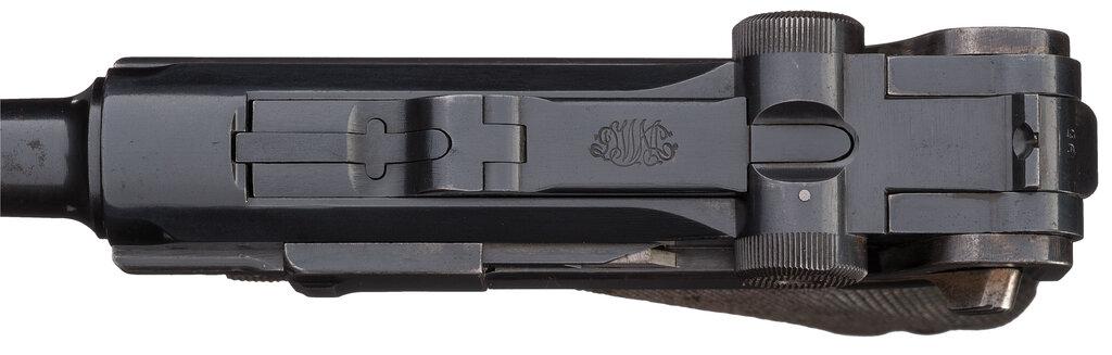 Unit Marked First Issue DWM Model 1908 Military Luger Pistol