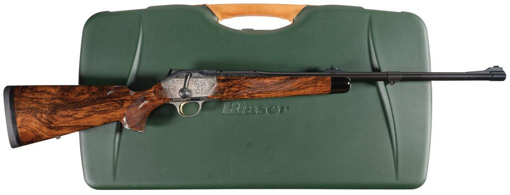 Signed Master Dangerous Game Scene Engraved Blaser R8 Rifle