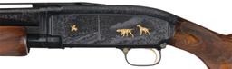 A. Griebel Engraved/Gold Inlaid Winchester Model 12 Shotgun