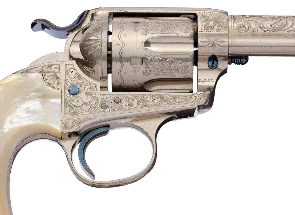 Nickel-Plated Factory "Soft" Shipment Colt Bisley Model Revolver