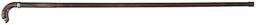 E. Remington & Sons "Dog's Head" Grip .22 Rimfire Cane Gun