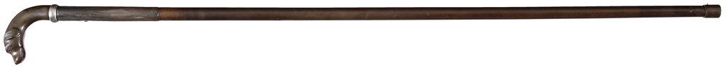 E. Remington & Sons "Dog's Head" Grip .22 Rimfire Cane Gun