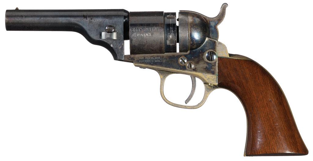 Colt Round Barrel Pocket Navy Conversion Revolver