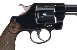 Colt New Army/New Navy DA Revolver with Inscription