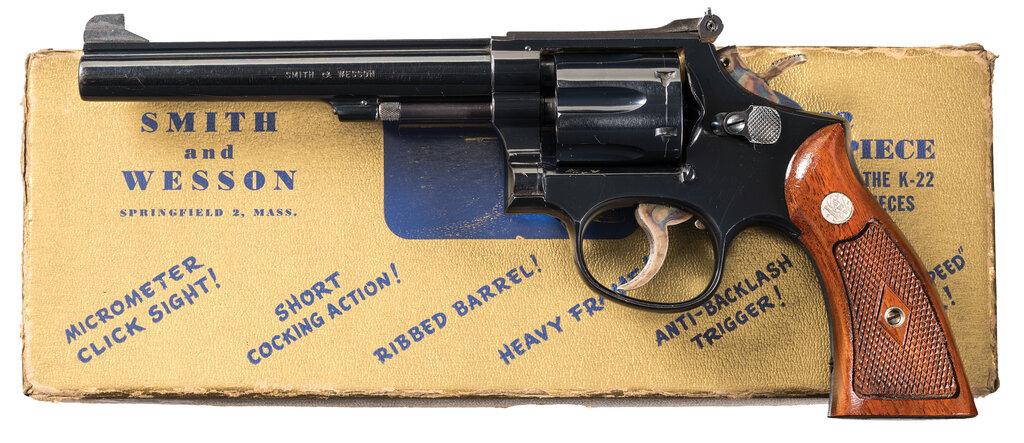 Smith & Wesson K-32 Masterpiece (Pre-Model 16) Revolver