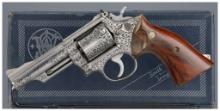Signed and Engraved Smith & Wesson Model 66 Revolver with Box