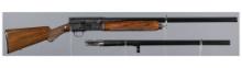 Remington Model 11 F Grade Premier Shotgun Two Barrel Set