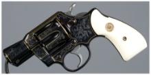 Engraved and Gold Inlaid Colt Lawman MK III Revolver