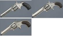 Three Remington-Smoot New Model Revolvers