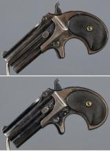 Two Remington Double Derringers