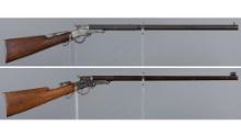 Two Mass Arms Co. 1882 Maynard Single Shot Sporting Rifles