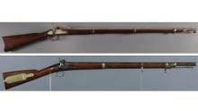Two Civil War Era U.S. Martial Muzzleloading Percussion Rifles