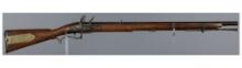 British Flintlock Baker Rifle Adapted for a Socket Bayonet
