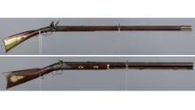 Two Antique Muzzleloading Rifles