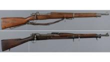 Two American 1903 Pattern Bolt Action Rifles